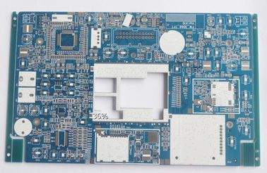 Un buon prezzo. spessore HASL di 1.6mm SE circuito stampato elettronico blu di superficie di Soldmask in linea