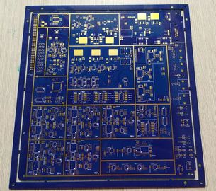 Un buon prezzo. 8 strati di FR4 Soldmask 1.6mm di spessore blu del rame 1OZ del bordo a più strati del PWB in linea