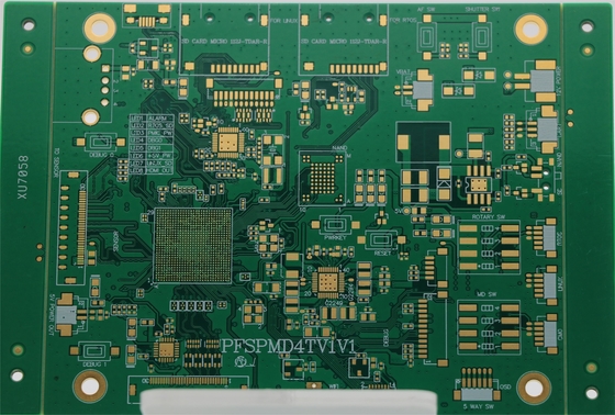 Un buon prezzo. 4 strati 2 OZ FR4 circuito elettronico stampato ENIG Superficie Nero Soldmask Fabbrica di PCB prototipo in linea