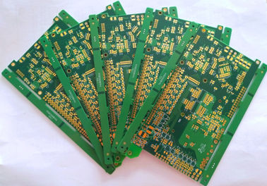 Un buon prezzo. 10 strati del silkscreen bianco del PWB del bordo di immersione dell'oro del soldmask verde a più strati di ENIG 1u» in linea