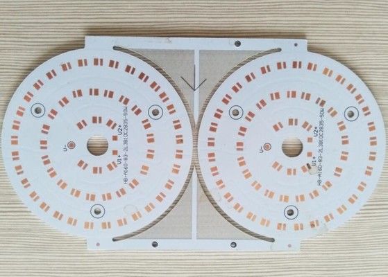Un buon prezzo. White Soldermask Aluminium ENIG / HASL Superficie PCB durevole Circuito stampato PCB per LED in linea