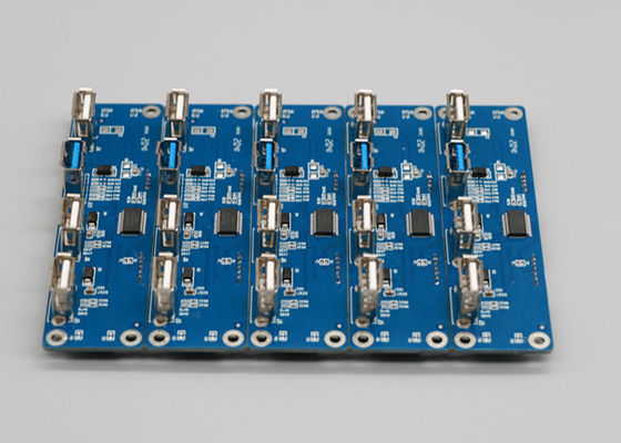 Un buon prezzo. FR4 6 Assemblea blu del circuito stampato di strato 1.6mm 1OZ Soldermask in linea
