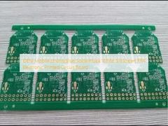 Telefono cellulare OEM Blu Soldermask Bianco Serigrafia FR4 Scheda a circuito stampato elettronica